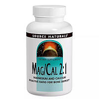 Витамины и минералы Source Naturals Mag/Cal 2:1, 90 капсул