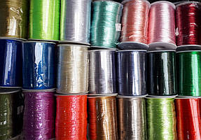 Шнур атласний, замшевий, плетений