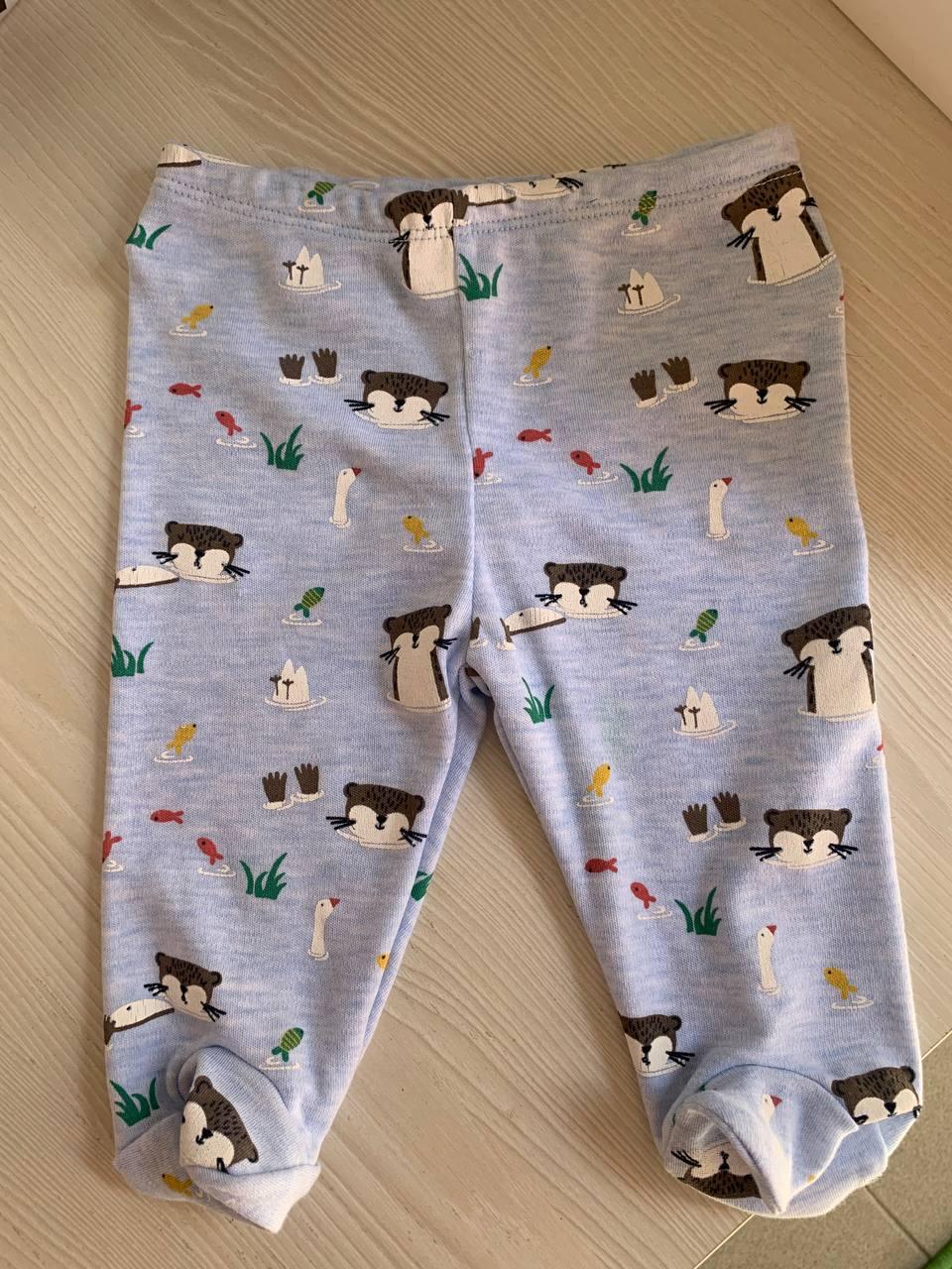 Повзунки Блакитні (0-3м) (YOLA.BABY.SHOP)