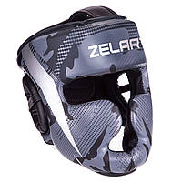 Боксерский шлем с полной защитой Zelart BO-2530, L: Gsport