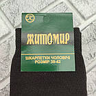 Шкарпетки чоловічі високі зимові з махрою р.39-42 чорні Житомир ГС 30033554, фото 2