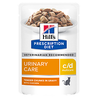 Корм для кошек Hills Prescription Diet Urinary Care c/d Multicare с курицей 85 г