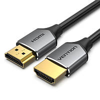 Кабель Vention 1м HDMI 2.0 4K@60Hz 18 Гбит/с HDR 3D Ultra HD Dolby True HD 7.1 audio ARC HEC FHD@120Hz Черный