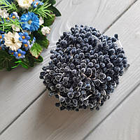 Тичинки цукрові кульки. Опт. Колір чорний. 850 ниток — 1700 головок