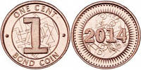 Zimbabwe Зимбабве - 1 Cents 2014 UNC