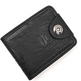 Кошелек мужской 100 долларов черный бумажник визитница гаманець, Мужские портмоне кошельки гаманці чоловічі, фото 5