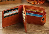 Кошелек мужской 100 долларов черный бумажник визитница гаманець, Мужские портмоне кошельки гаманці чоловічі, фото 10