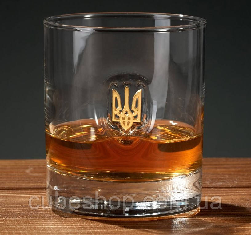 Склянка для віскі з гербом України
