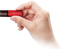 USB Flash 128GB 3.2 Apacer AH25B red, фото 4