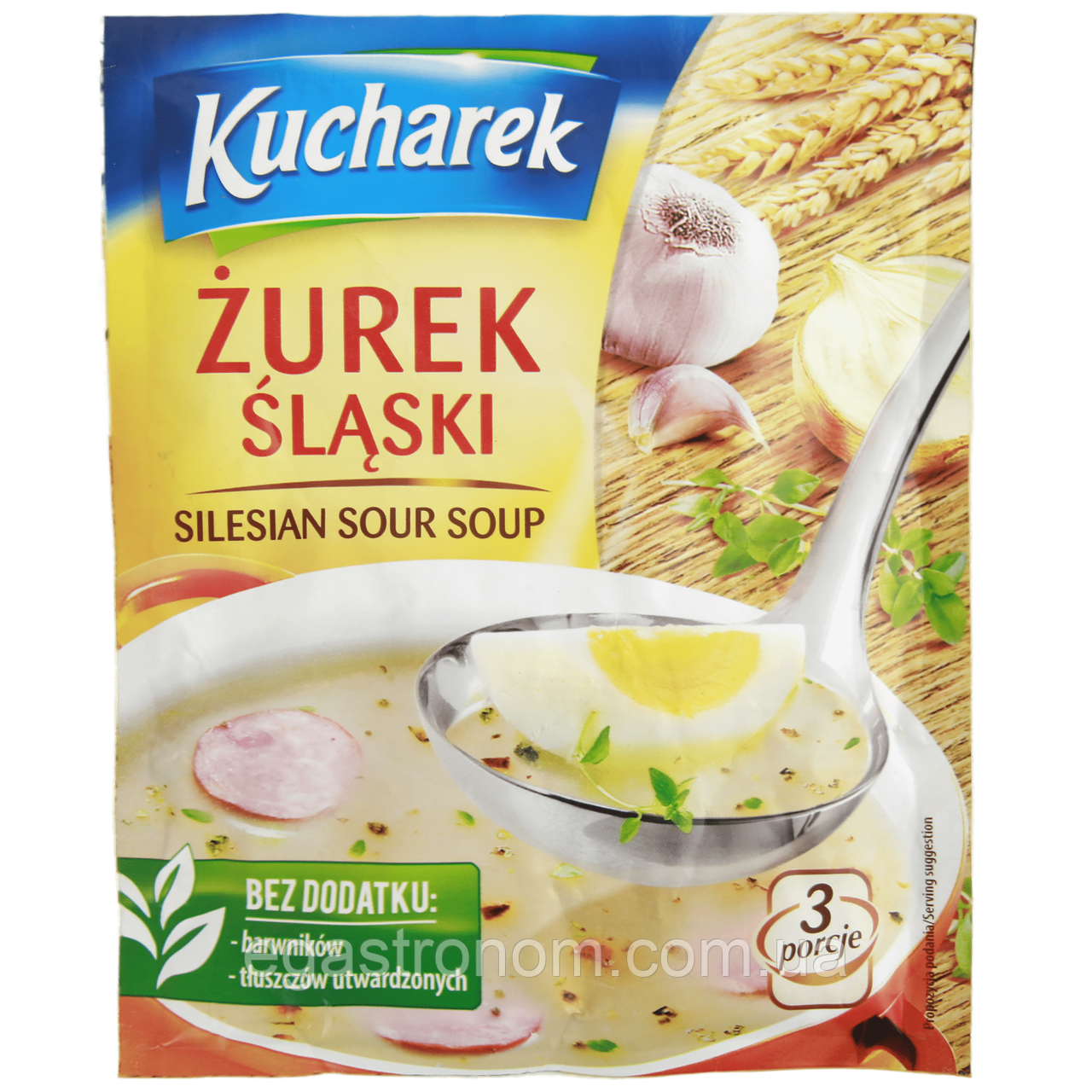 Суп швидкого приготування Журек Кухарек Kucharek 46g 20шт/ящ (Код: 00-00014851)
