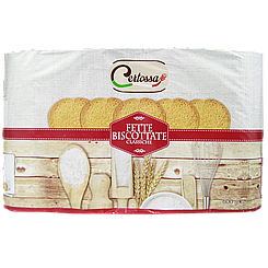 Сухарі круглі класичні Кертосса Certossa 600g 6шт/ящ (Код: 00-00014859)
