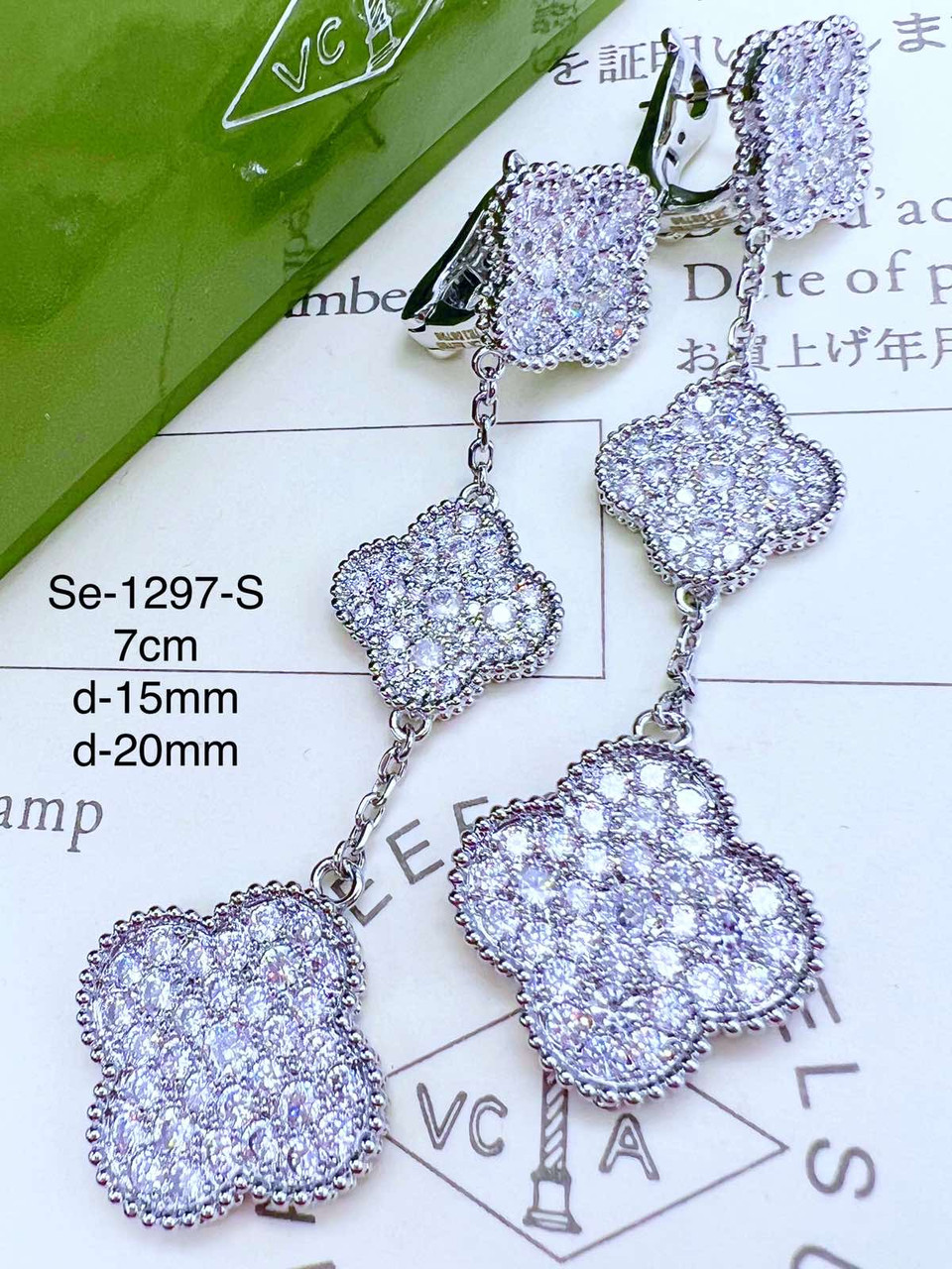 Сережки Stainless Steel преміум