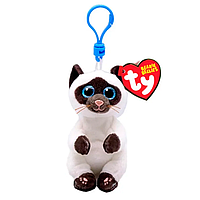 М'яка іграшка-брелок TY Beanie Bellies Сіамська кішка Miso 43106