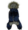 Зимовий комбінезон для собак Pet Style "USA" Синій XS, фото 2