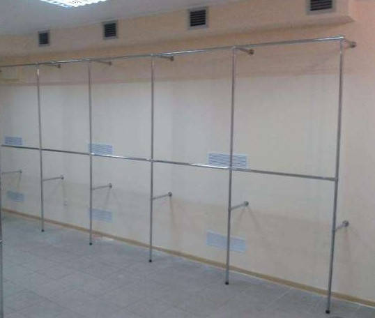 Вешалка из трубы хром, цена 750 грн — Prom.ua (ID#331847687)