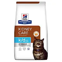 Корм для кошек Хиллс Hill's PD Feline k/d Kidney Care Early Stage 1,5 кг при почечной и сердечной