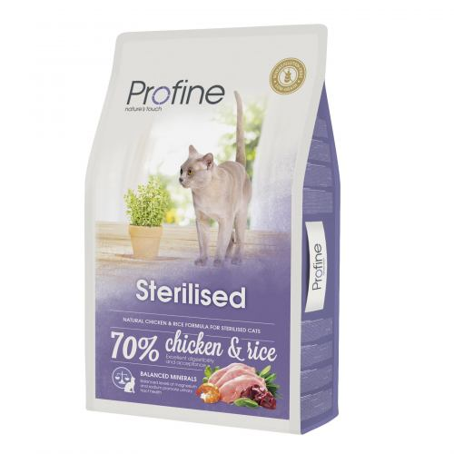 Сухий корм для стерилізованих котів Profine (Профайн) Cat Sterilised з куркою та рисом 10 кг