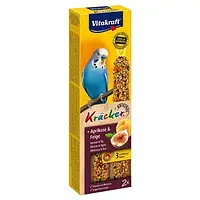 Лакомство для средних попугаев Vitakraft Kracker Original + Almonds & Fig 180 г, 2 шт Витакрафт