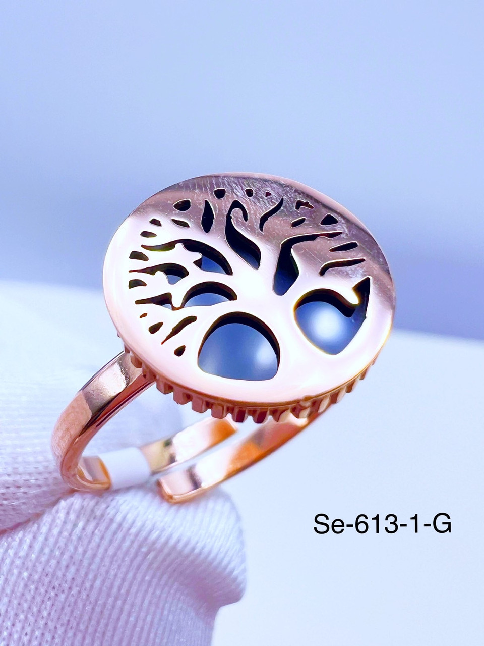 Каблучка Stainlees Steel преміум Sr-613-1 open