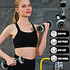 Гантелі масажер тренажер для тіла Multifunctional massage dumbbells | Гантелі для дому та зали 2 кг, фото 4