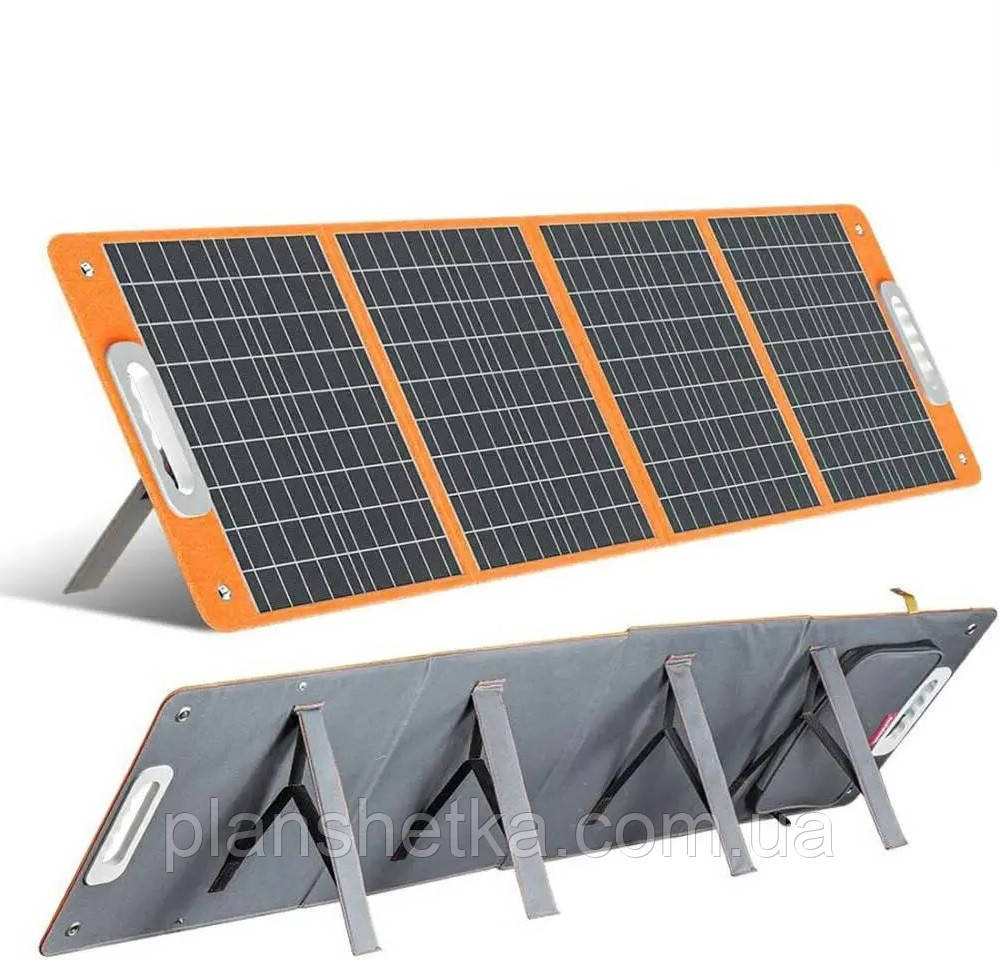 Сонячна батарея Flashfish TSP18V/100W, (складна портативна панель для заряджання телефону та генератора)