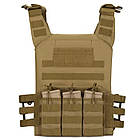 Підсумок потрійний під магазини Protector Plus Q804, пісочний, фото 4