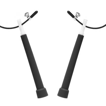 Скакалка швидкісна для кросфіту Cornix Speed Rope Basic XR-0160 Black Poland, фото 4