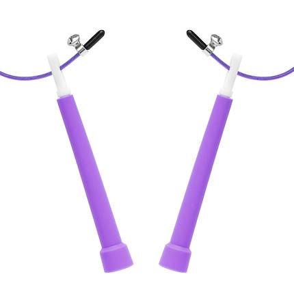 Скакалка швидкісна для кросфіту Cornix Speed Rope Basic XR-0163 Purple Poland, фото 3