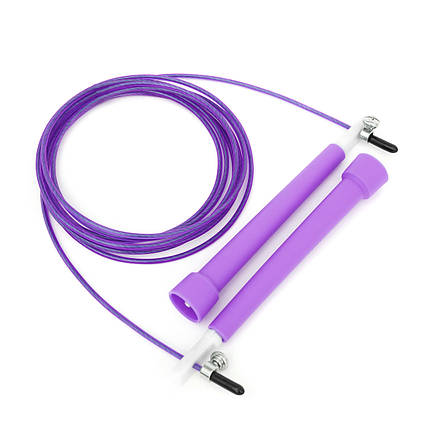 Скакалка швидкісна для кросфіту Cornix Speed Rope Basic XR-0163 Purple Poland, фото 4