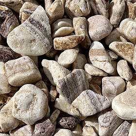 Галька декоративна «Онікс» 20-40 для клумб та ландшафтного дизайну (ціна за 1 кг від 1 тони)