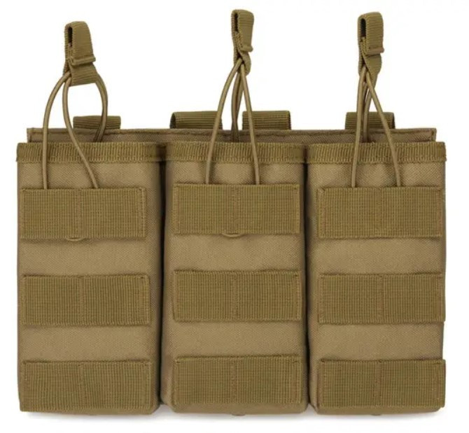 Підсумок потрійний під магазини Protector Plus Q804, пісочний, фото 1