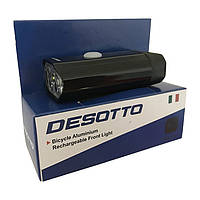 Фара на Li аккумуляторе DESOTTO JY-7066 с универсальным креплением на руль