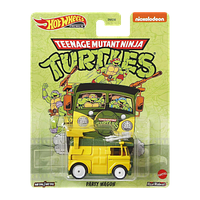 Машинка Premium Hot Wheels Teenage Mutant Ninja Turtles Party Wagon Rep. Entertainment 1:64 DMC55/GJR50 Yellow
