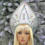 Корона 52156 Кокошник Снігова королева (срібний) 10371, фото 2