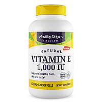 Витамины и минералы Healthy Origins Vitamin E 1000 IU, 120 капсул