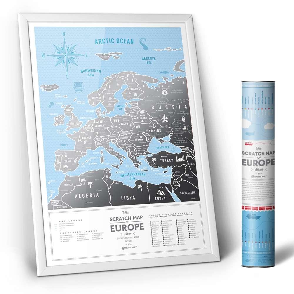 Скретч карта Европа EUROPA - фото 1 - id-p1922201066