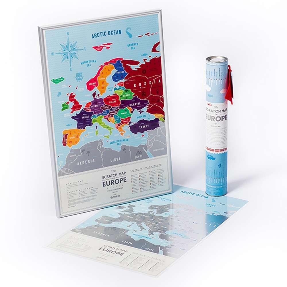 Скретч карта Европа EUROPA - фото 3 - id-p1922209453