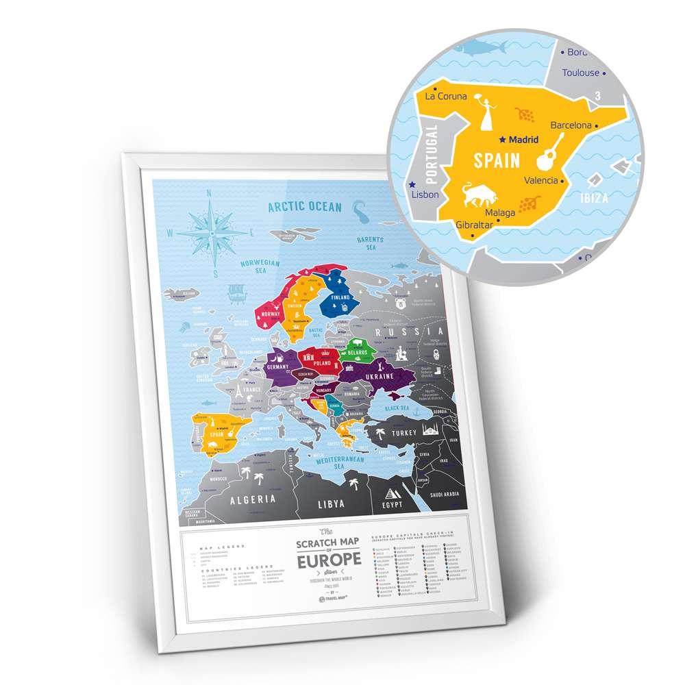 Скретч карта Европа EUROPA - фото 4 - id-p1922209453