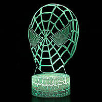 3D Світильник сенсорний Маска людини павука 15959-2-10
