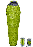 Спальный мешок-кокон Pinguin Micra CCS (6/1/-14°C), 185 см, Right Zip (Green)