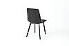 Стілець м'який Чилі ніжки квадрат (чорний/антрацит) — комплект 4 шт., фото 5