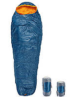 Спальный мешок-кокон Pinguin Micra CCS (6/1/-14°C), 185 см, Left Zip (Blue)