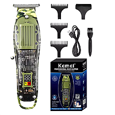 Тример для стрижки та окантовки Kemei Military Trimmer (KM-1928), фото 2