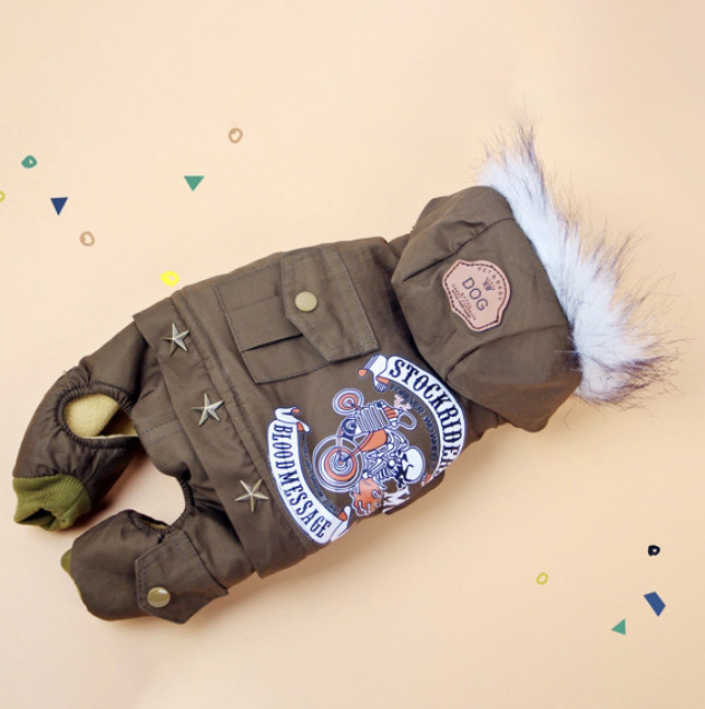 Комбінезон для котів Pet Style "Pet&Baby DOG" Хакі XS