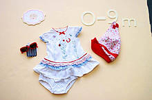 Дитяче плаття для дівчинки Одяг для дівчаток 0-2 BRUMS Італія 132BCIM002 Білий