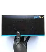 Перчатки нитриловые ТМ Puritex 4.5гр. черные М