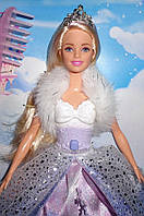 Кукла Барби Дримтопия Зимняя принцесса платье 2 в 1 Barbie Dreamtopia Fashion Reveal Princess Doll