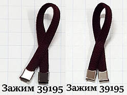 Затискач 39195 чорний нікель 6 мм