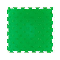 Модульне покриття для підлоги універсальне ПВХ плитка Преміум Монетка 1 м.кв. (387х387х5 мм - 7шт.)  Зелений