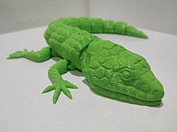 27 см. Рухома іграшка "Польова ящірка". (Різні кольори). 3D-друк безпечним органічним пластиком
